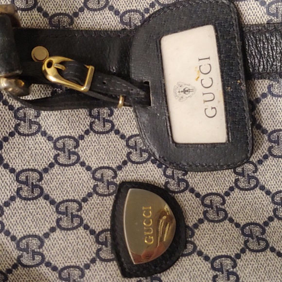 Authentic Vintage Gucci GG Monogram Supreme Duffel Carry on Weekender Travel Bag - Picture 9 of 9